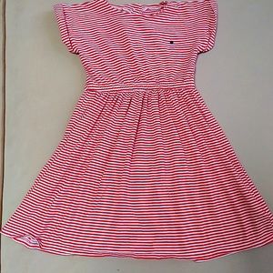 Carter's Red & White Striped Dress